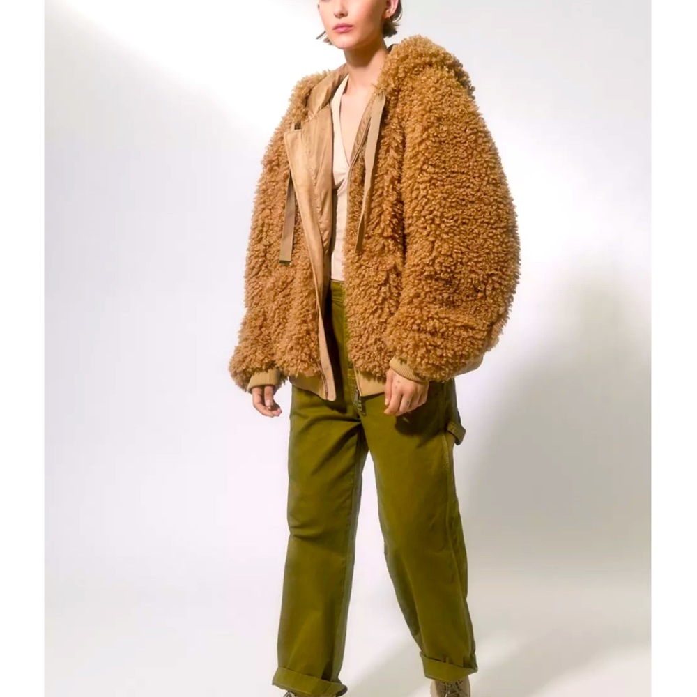 Urban Outfitters Casey Sherpa Hooded
Zip-Up Jacket